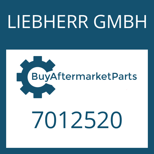 LIEBHERR GMBH 7012520 - Part