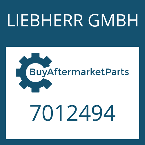 LIEBHERR GMBH 7012494 - Part