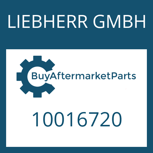 LIEBHERR GMBH 10016720 - Part