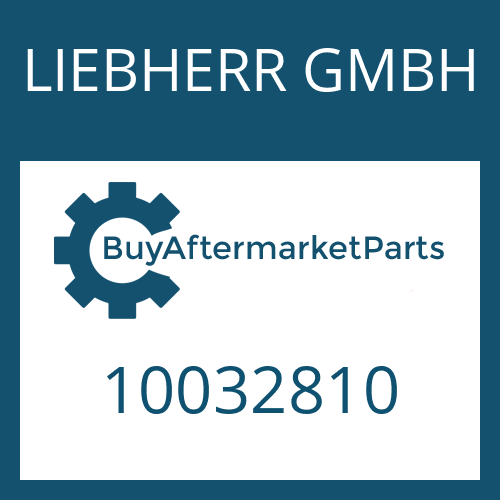 LIEBHERR GMBH 10032810 - BRAKE HOUSING