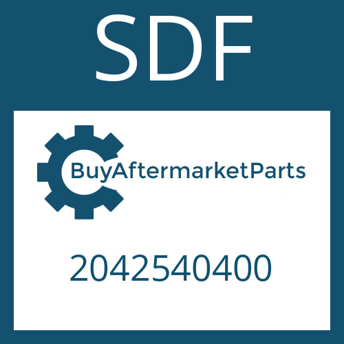 SDF 2042540400 - Part