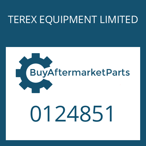 TEREX EQUIPMENT LIMITED 0124851 - Part