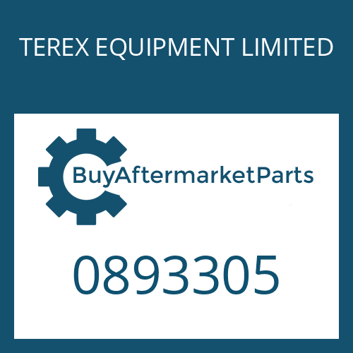 TEREX EQUIPMENT LIMITED 0893305 - HEXAGON SCREW