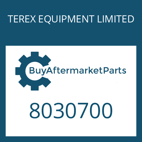 TEREX EQUIPMENT LIMITED 8030700 - Part