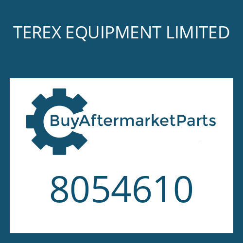 TEREX EQUIPMENT LIMITED 8054610 - Part