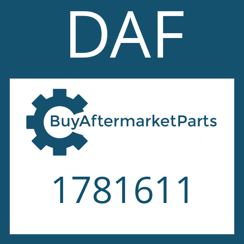 DAF 1781611 - Part