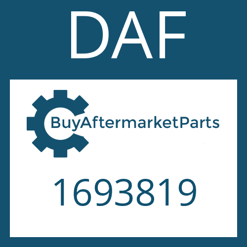 DAF 1693819 - GASKET for Heavy Equipment