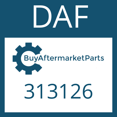 DAF 313126 - Part