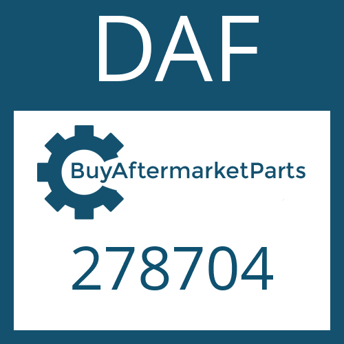 DAF 278704 - Part