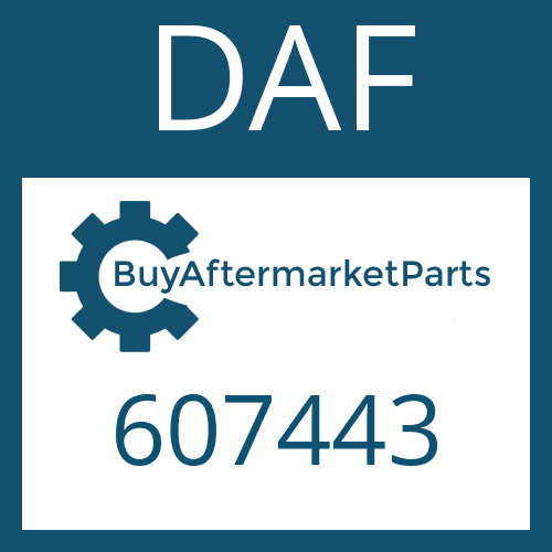 DAF 607443 - Part