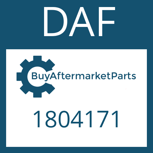 DAF 1804171 - HEXAGON SCREW