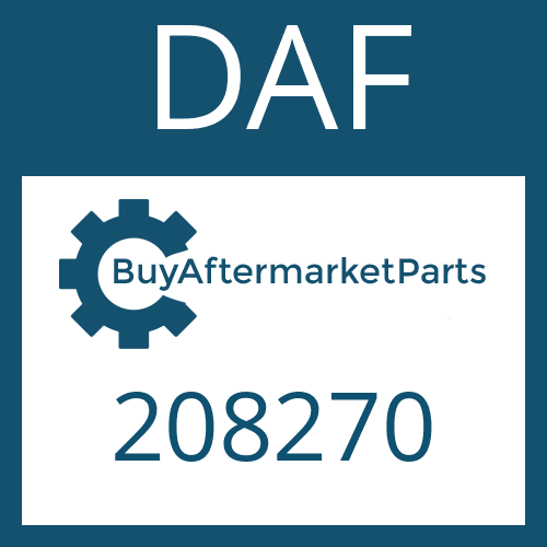 DAF 208270 - Part