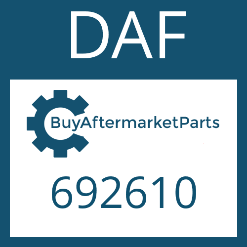 DAF 692610 - SUPPORT PLATE