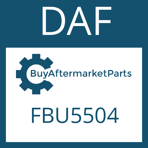 DAF FBU5504 - Part
