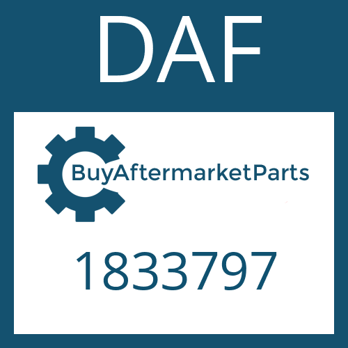 DAF 1833797 - HELICAL GEAR for Heavy Equipment