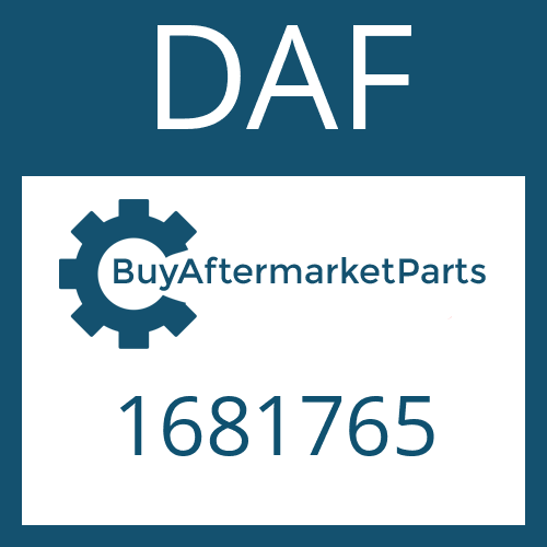 DAF 1681765 - Part