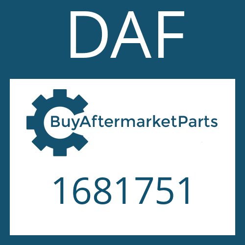 DAF 1681751 - Part