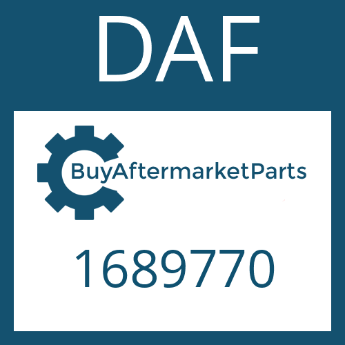 DAF 1689770 - Part