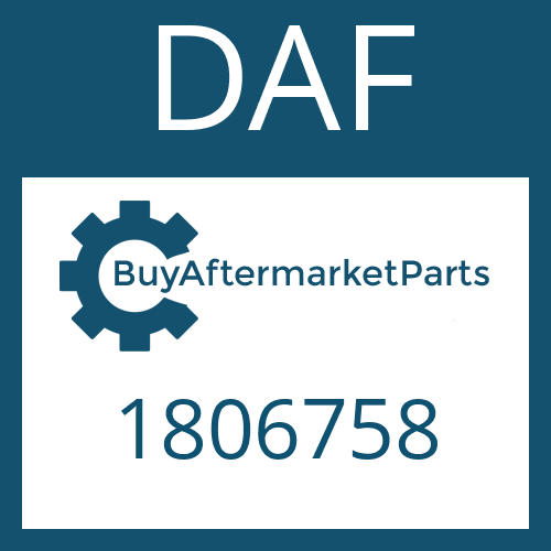 DAF 1806758 - GEARSHIFT SHAFT