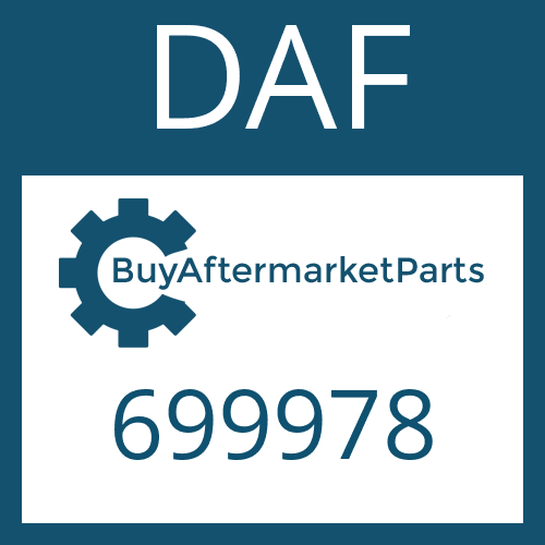 DAF 699978 - Part