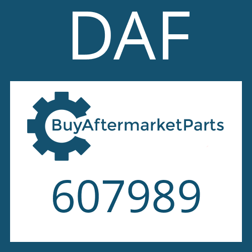 DAF 607989 - Part