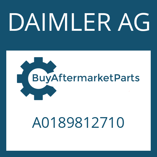 DAIMLER AG A0189812710 - NEEDLE CAGE