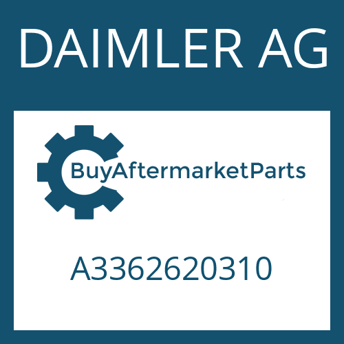 DAIMLER AG A3362620310 - HELICAL GEAR