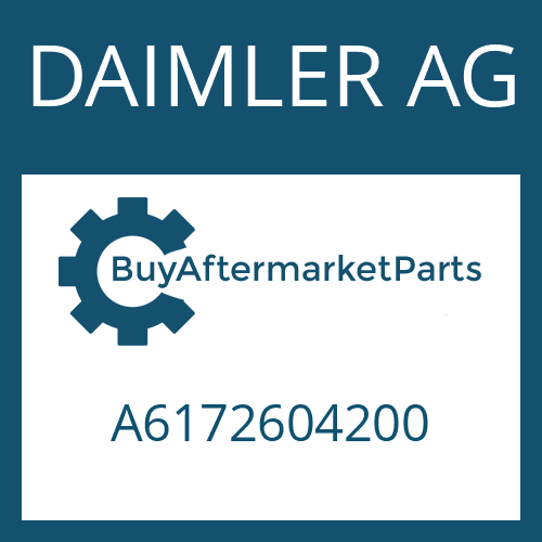 DAIMLER AG A6172604200 - Part