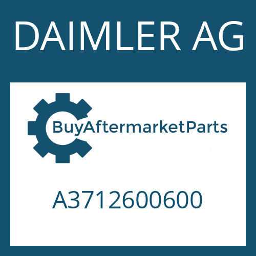 DAIMLER AG A3712600600 - Part