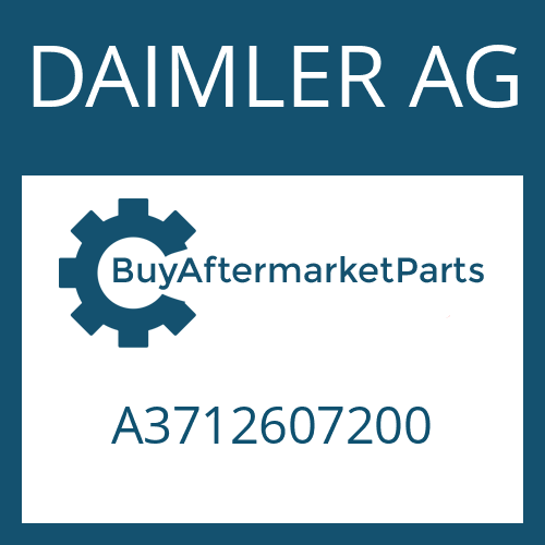 DAIMLER AG A3712607200 - Part