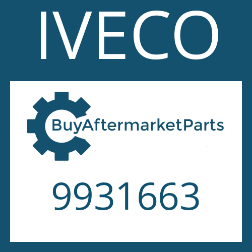 IVECO 9931663 - O-RING