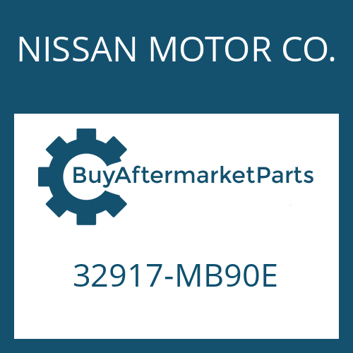 NISSAN MOTOR CO. 32917-MB90E - SLOTTED PIN