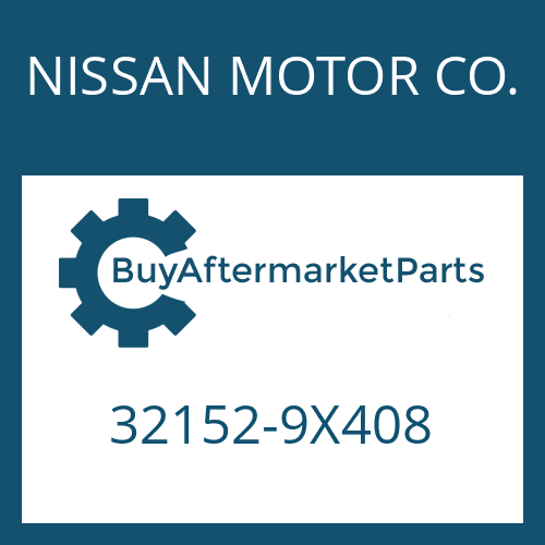 NISSAN MOTOR CO. 32152-9X408 - HEXAGON SCREW