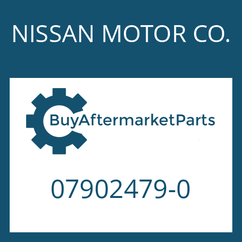 NISSAN MOTOR CO. 07902479-0 - CAP SCREW