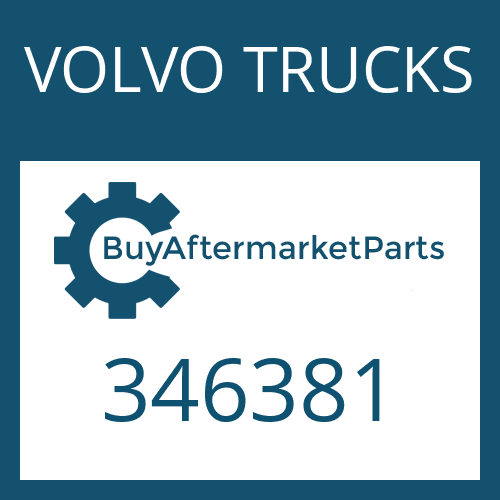 VOLVO TRUCKS 346381 - SHAFT SEAL