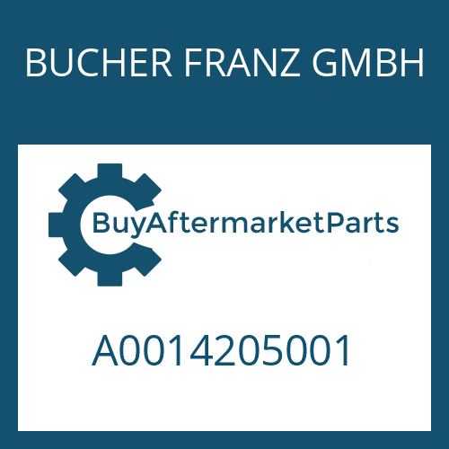 BUCHER FRANZ GMBH A0014205001 - DISC BRAKE