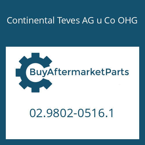 Continental Teves AG u Co OHG 02.9802-0516.1 - PLATE