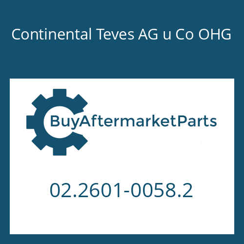 Continental Teves AG u Co OHG 02.2601-0058.2 - VALVE TAPPET