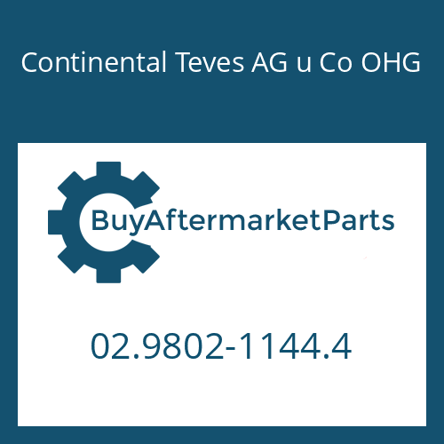 Continental Teves AG u Co OHG 02.9802-1144.4 - CYLINDER