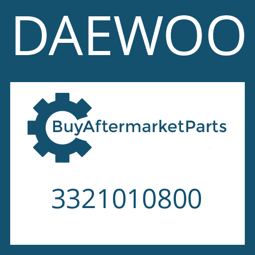 DAEWOO 3321010800 - 16 S 151