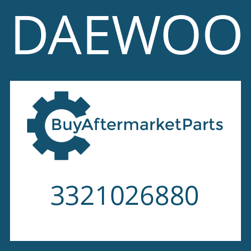 DAEWOO 3321026880 - 9 S 1110 TD