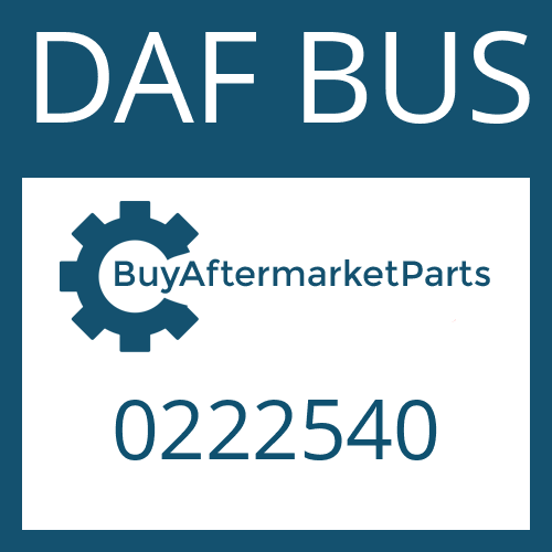 DAF BUS 0222540 - S 6-90/1+GV 90