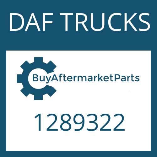 DAF TRUCKS 1289322 - N 71/2 B