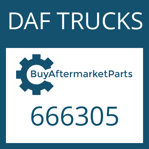 DAF TRUCKS 666305 - AK 6-65