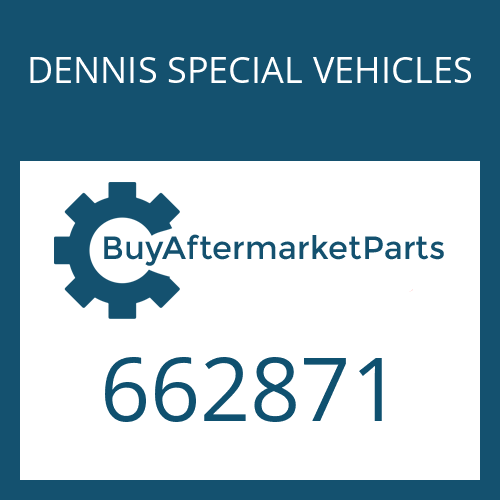 DENNIS SPECIAL VEHICLES 662871 - 6 AP 1203 B