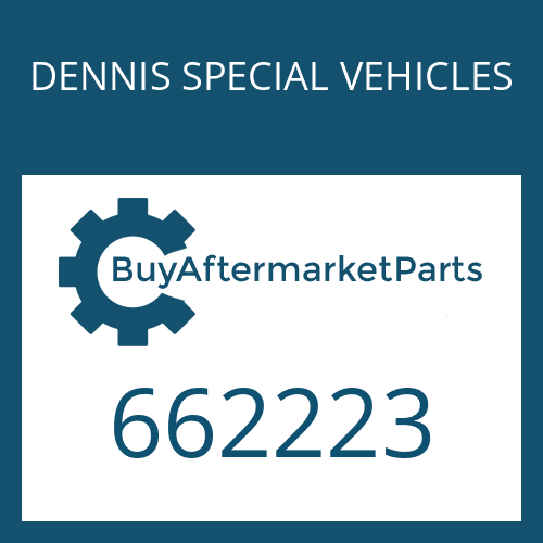 DENNIS SPECIAL VEHICLES 662223 - 6 AP 1700 B