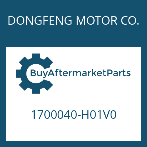 DONGFENG MOTOR CO. 1700040-H01V0 - 12 TX 2621 TD