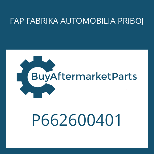 FAP FABRIKA AUTOMOBILIA PRIBOJ P662600401 - 8 S 180 IT