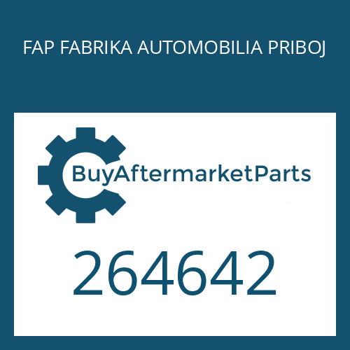 FAP FABRIKA AUTOMOBILIA PRIBOJ 264642 - 16 S 151