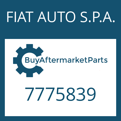 FIAT AUTO S.P.A. 7775839 - 4 HP 20